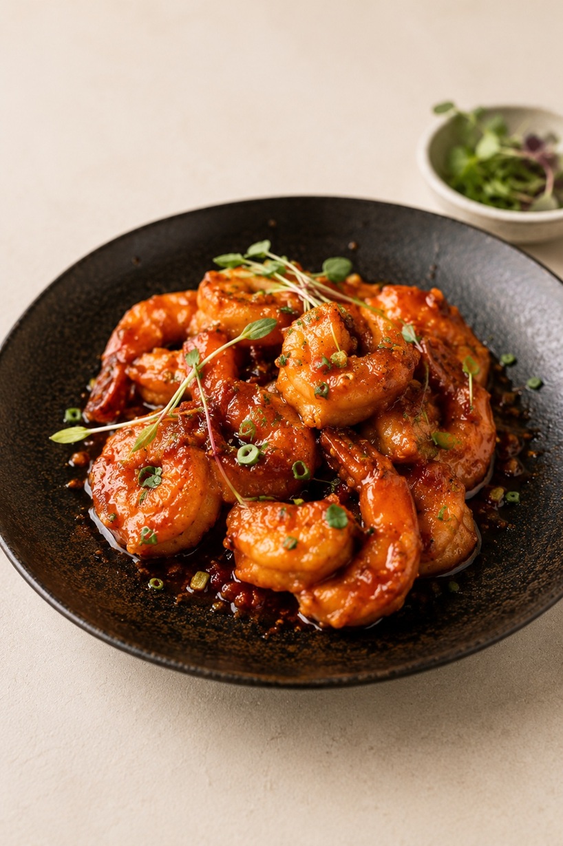 honey chilli prawn daffodils restaurant and bar